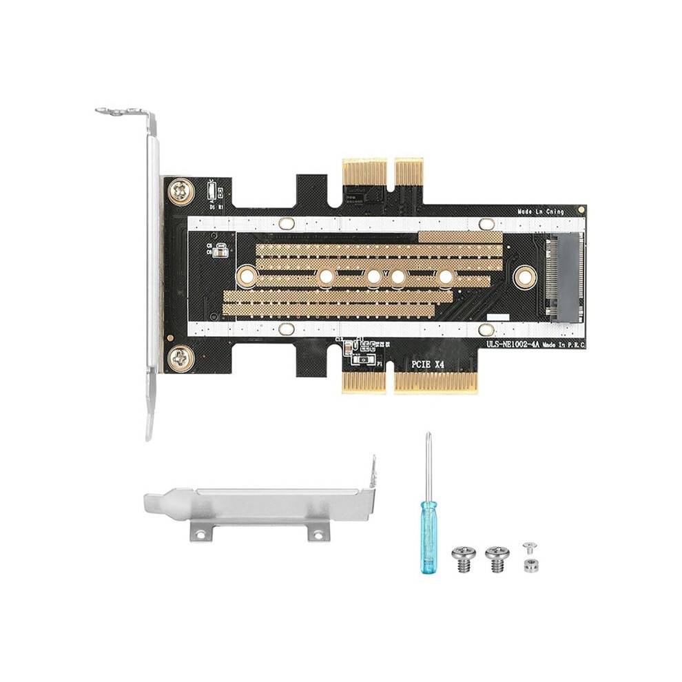 M.2 NVMe SSD to PCIe X16/X8/X4/X1 Adapter Card,PCIe to M.2 Dual PCIe Slot,PCIe NVMe Adapter, Support 2230/2242/2260/2280