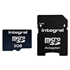 MICROSD 2 GB MED SD-ADAPTER, Flash-minneskort, Micro SD-kort, Qty.1 | INMSD2GV2