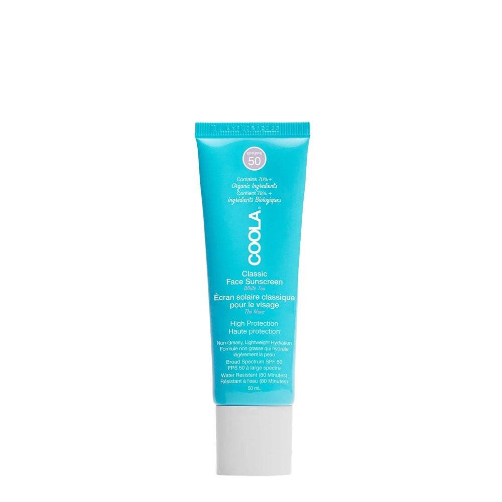 Coola Classic Face Spf 50 White Tea 50ml — Solkräm för ansikte