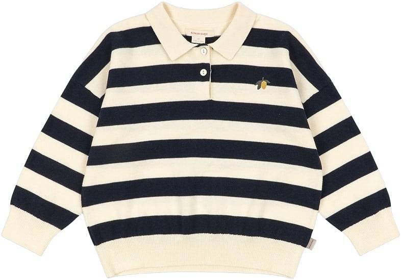 Konges Sløjd Manis Knit Polo Stl. 7-8Y unisex - Pikétröjor Från Magasin - P25023 (7-8Y)