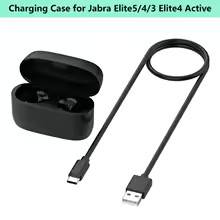Charging Case for Jabra Elite5 4 3 Elite Active4 Earbuds Headset Replacement Charger Case Headset Earbuds Charging Box Accessory