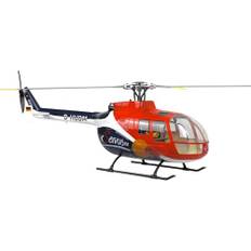 BuildCubes BO105 470 RC helikopter, 2,4G 6CH RC helikopter utomhus inomhus, hobby RC flygplan RC militär flygplan, helikopter modell leksak gåvor för vuxna -RTF