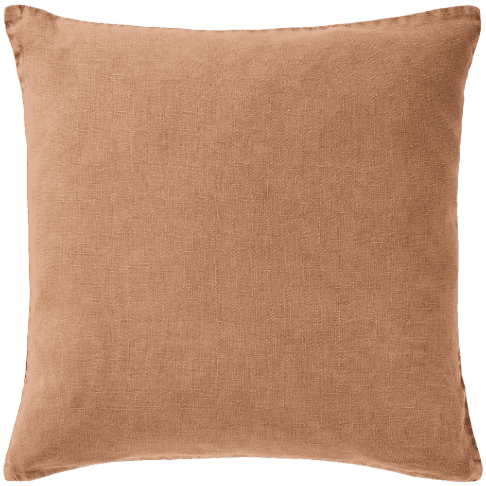 Hør Pude - Camel (94) - 50x50