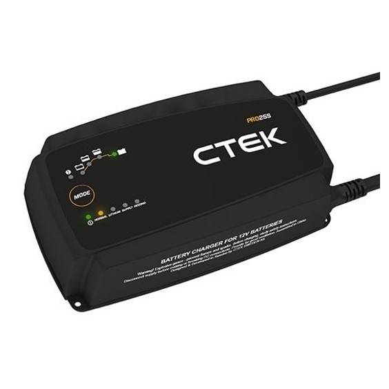 CTEK PRO 25SE Batterilader – Med 25A opladning og strømforsyning.