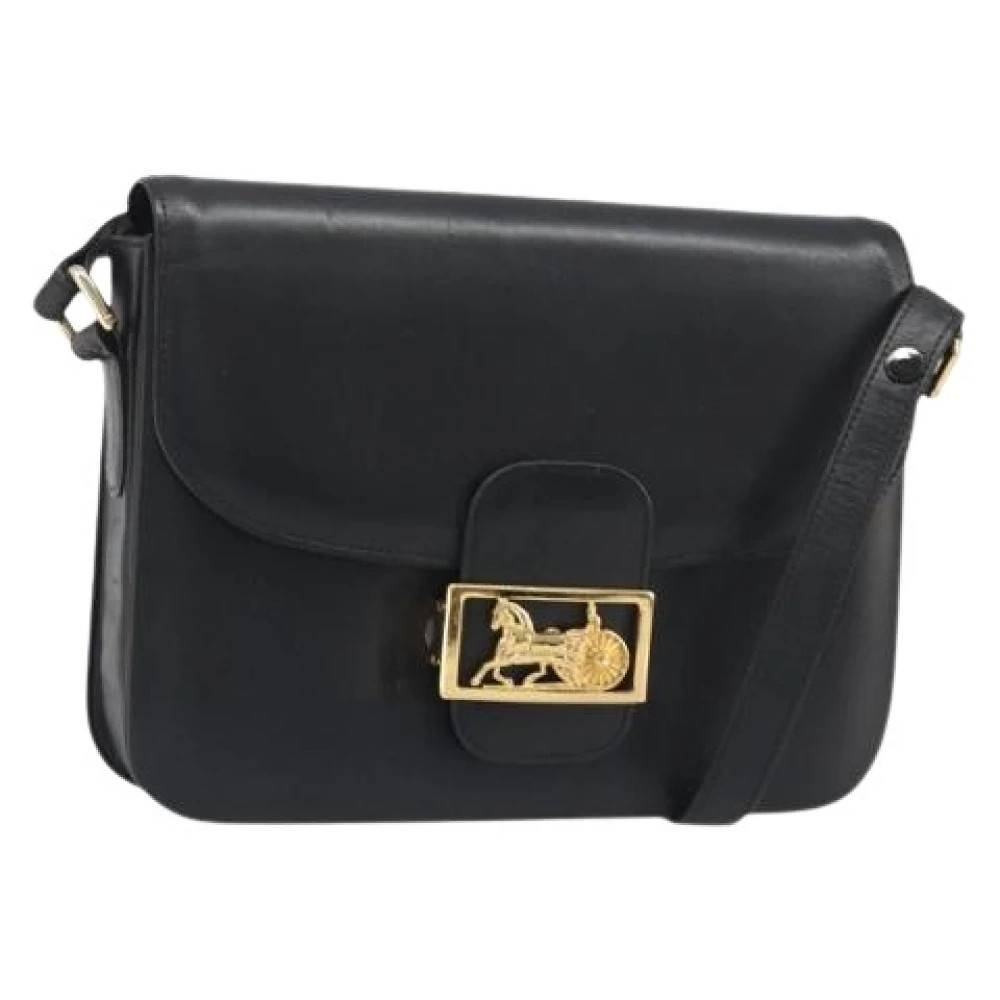 Celine Vintage Pre-owned Vintage Skuldertaske - Vintage - Dame - Sort - ONE SIZE - Uld