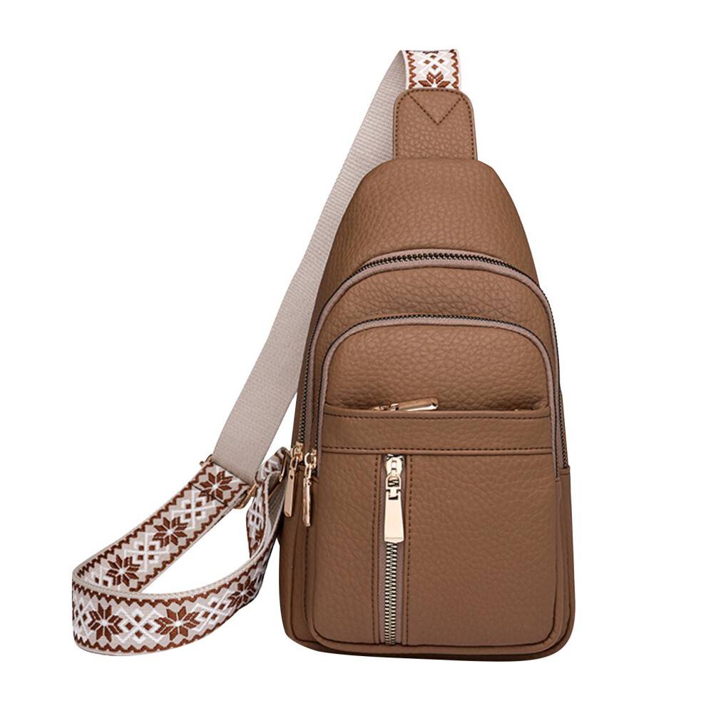 Crossbody-tasker til kvinder i læder, tyverisikret crossbody-taske, gaver til jul og fødselsdag