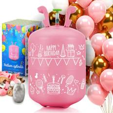 Helium cylinder 0,20 m3 med balloner og bånd Ricokids