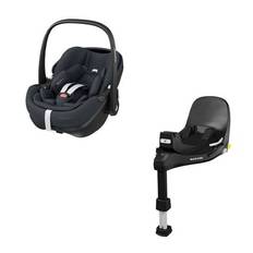 MAXI COSI Bilbarnstol Pebble 360 Pro Essential Graphite inkl. Family Fix 360 Pro bas