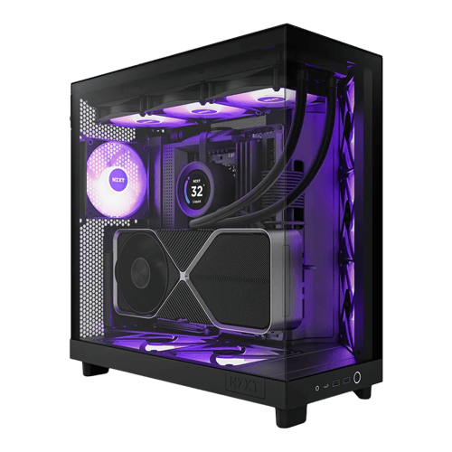 NZXT H6 Flow RGB Svart / Som ny