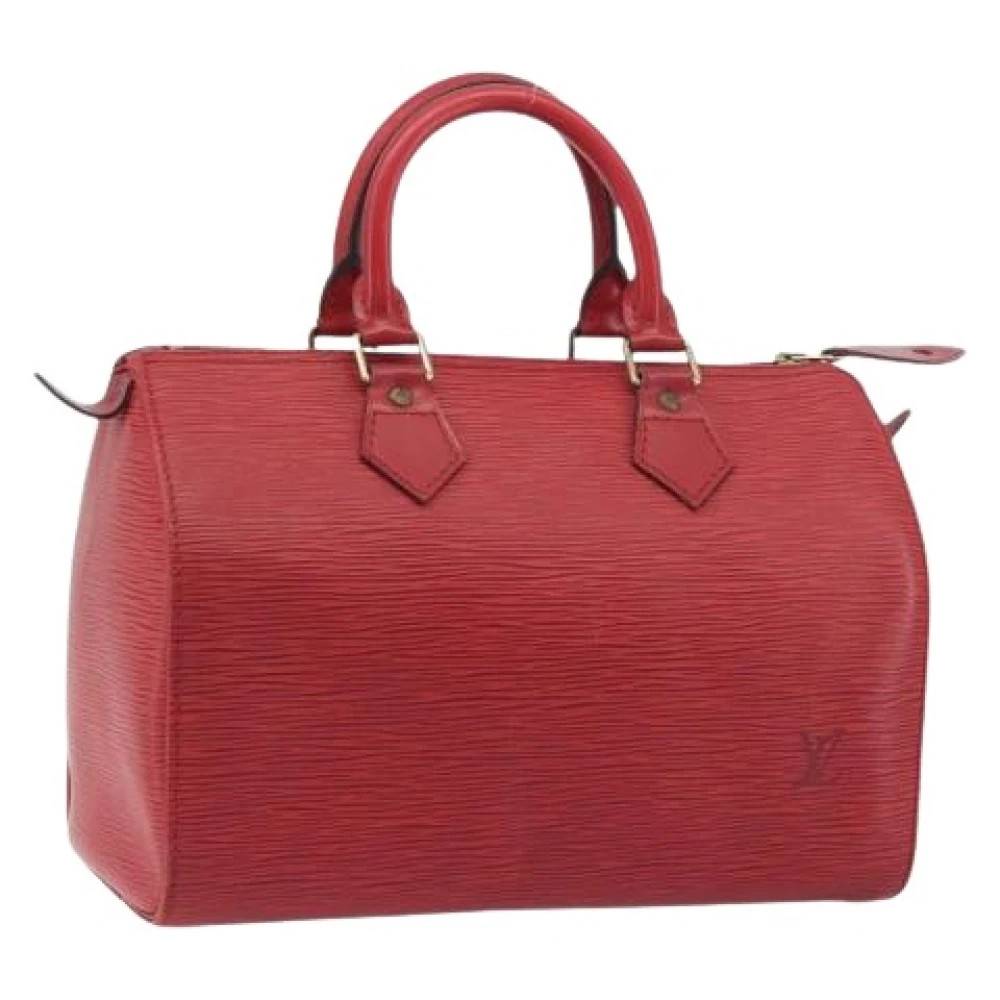 Louis Vuitton Vintage Pre-owned Speedy 25 Håndtaske - Vintage - Dame - Rød - ONE SIZE - Læder