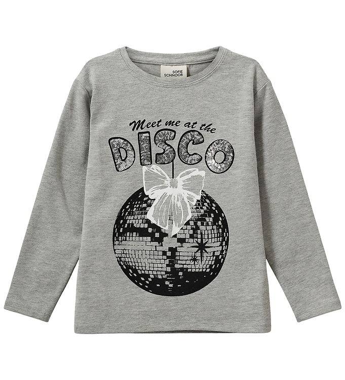Sofie Schnoor Bluse - Pernillask - Gråmeleret - Sofie Schnoor - 7 år (122) - Bluse