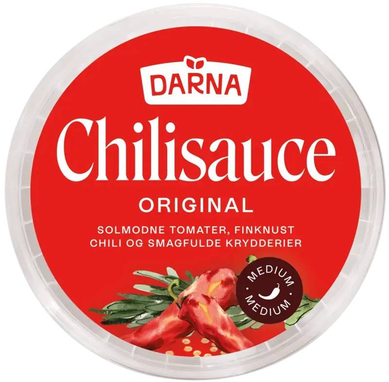 Chilisauce Original Darna Foods, 350 gr (kan ikke sendes)
