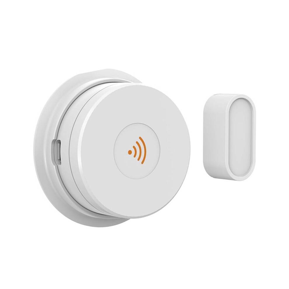 W100 WiFi Bridge Gateway and Door Sensor Set for WeHere Lockboxes, APP Control for Home Office Security