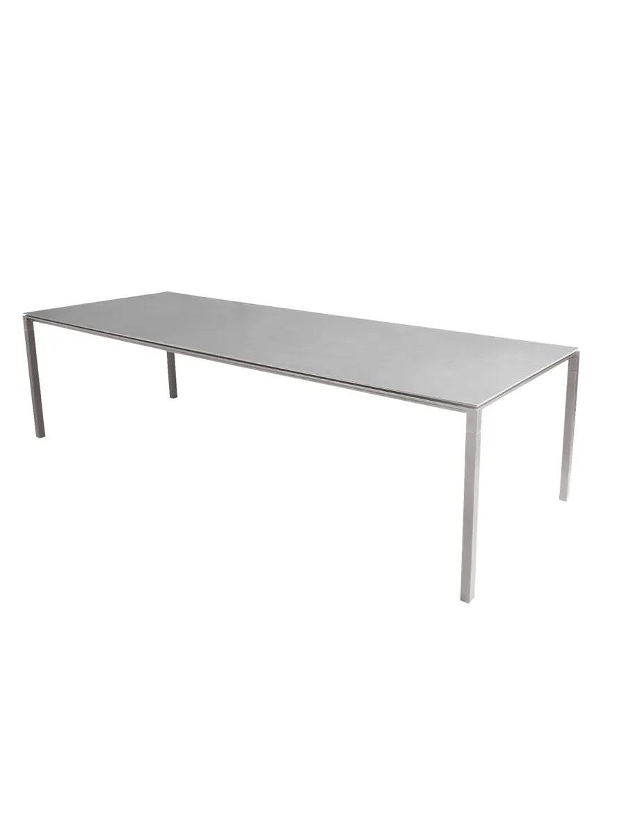 Pure Bord, 280x100 cm fra Cane-line Taupe / Concrete grey - Jacobsen Plus