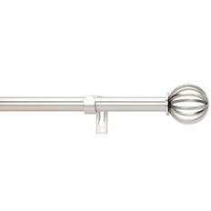 Kirsch Halo 19 Matt Stål Gardinstång 120-210 cm