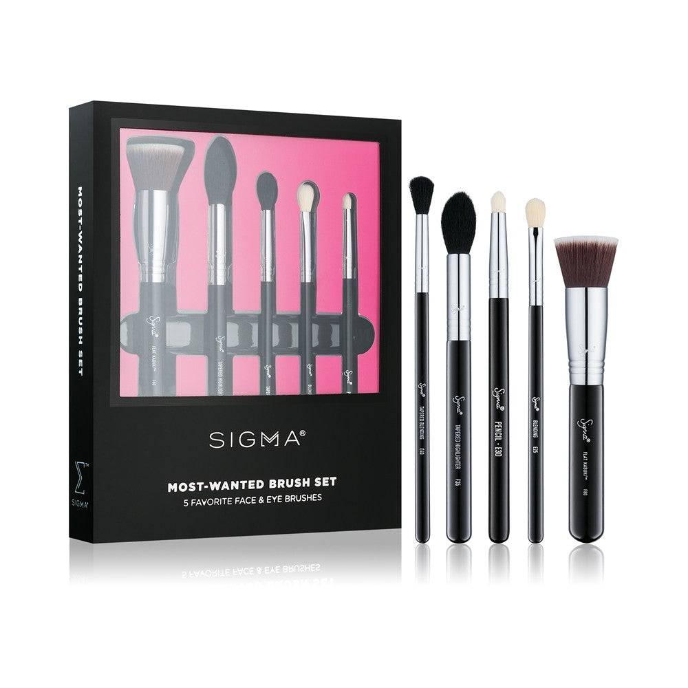 Sigma Beauty Set Mest eftertraktade ansiktsborsteset i 5 delar
