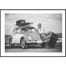 Beetle Backpacker Plakat (50x70cm) - Plakater  > Sort og Hvid Plakater, Fotografiske Plakater