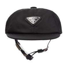 Prada Re-Nylon dog baseball cap - black - M