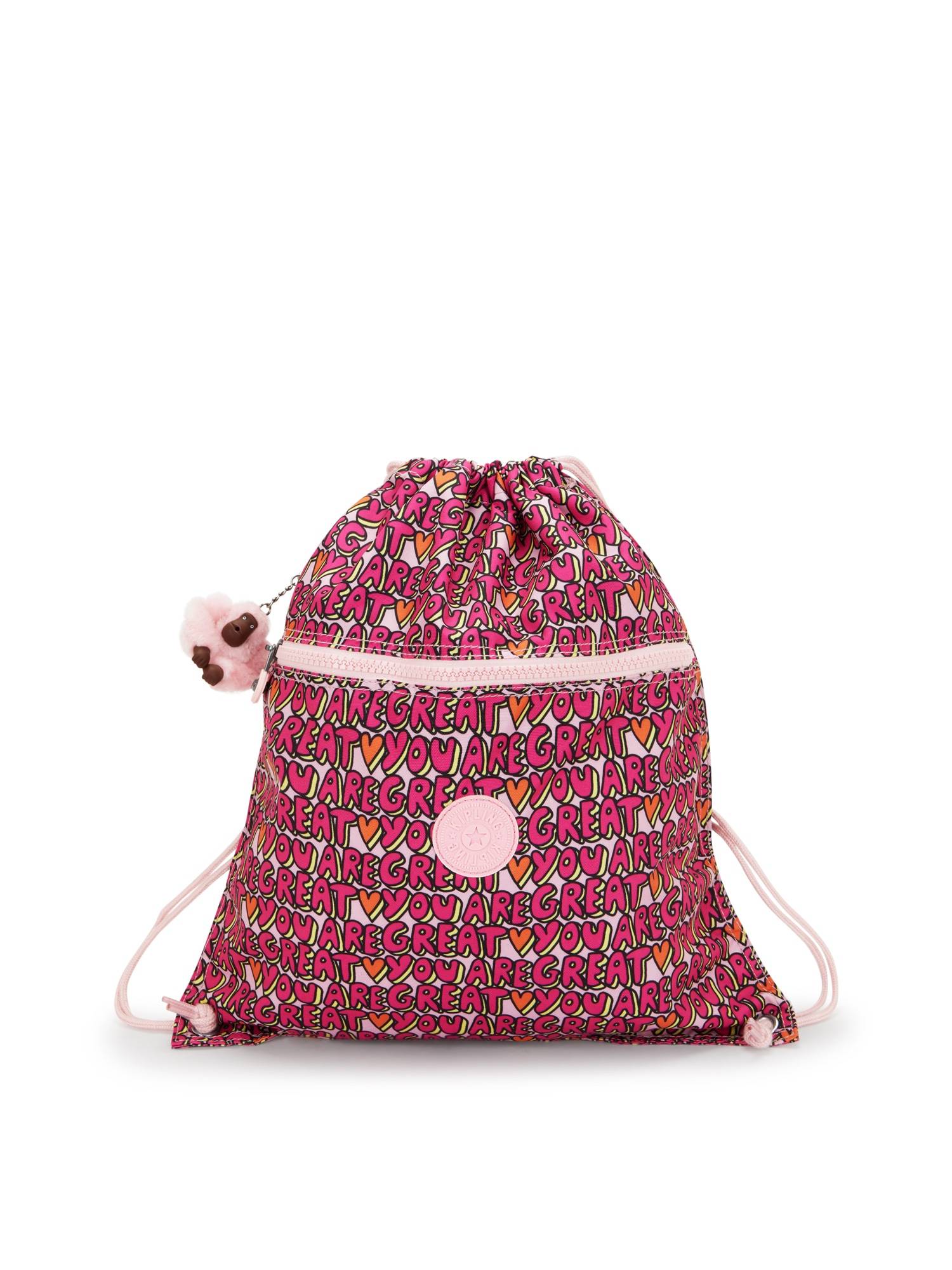KIPLING Rygsæk 'Supertaboo'  lys pink / mørk pink