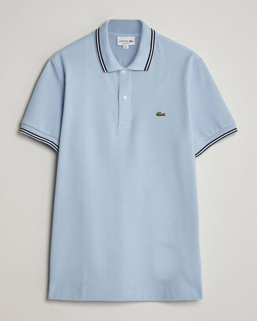 Lacoste Original Tipped Polo Piké Chambray