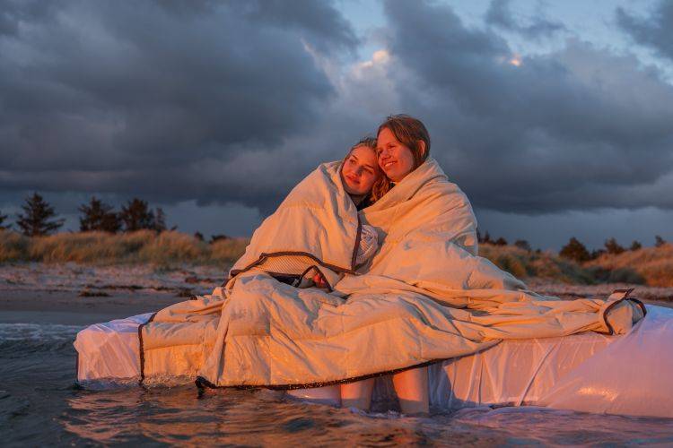 Tyngdedyne Kernero fra Restfulblanket med Rapsfrø