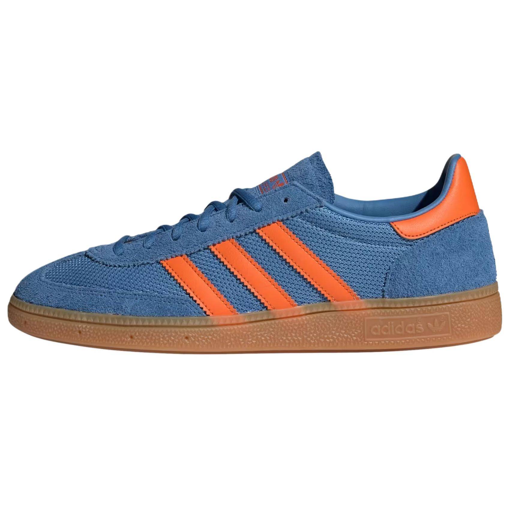 adidas Handball Spezial Focus Blue Orange Gum Herr Sneakers JH5445 cm gray