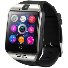 Q18 smart watch, montre bracelet avec écran tactile caméra logement de carte sim tf, sports fitness tracker montre intelligente po