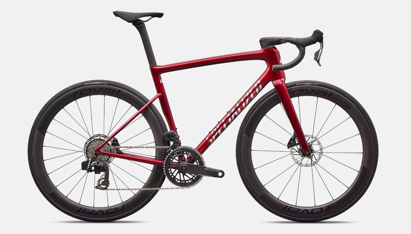 Specialized Cykel, Tarmac SL8 Pro AXS, Gloss Red Sky / Chrome
