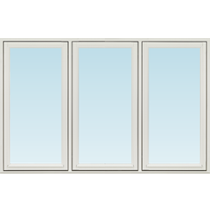 Svenska Fönster SF sidohängt fönster 1980x1280mm 3-luft, insida trä utsida trä, 3-glas  (20x13)