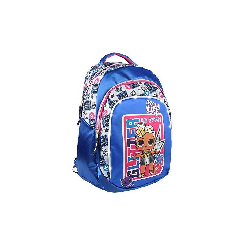 Artesania Cerda Mochila Casual Luces LOL Schulrucksack, 47 cm, Blau...