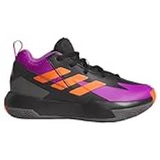 adidas Cross Em Up Select Mid Trainers Kids, icke-fotbollsstrumpor, Core Black/Purple Burst/Impact Orange, 33 1/2, Flerfärgad, 33.5 EU