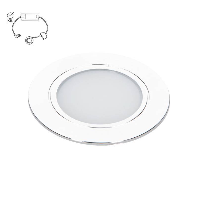 Komplett belysningskit LED – Krom