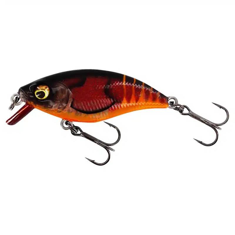 Westin BuzzBite SR Crankbait 4 cm 4 g Low Floating 3D (Välj Färg: Fire Craw 3D)