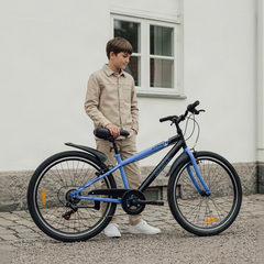 Børnecykel | 26 Tommer | Blå | Drengecykel.