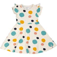 Snurrklänning Bambu Dots Beige 50/56
