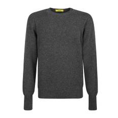 Drumohr, Stickade tröjor & koftor, Herr, M, Klassisk Antracit Ulltröja - gray (M)