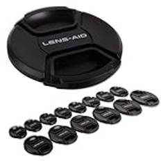 Lens-Aid linsskydd för objektiv 49mm – Snap-On objektivlock i plast, reservlock för Canon, Sony, Nikon, Fujifilm, Olympus, Sigma m.fl. – tillgänglig i storlekar 37–105 mm