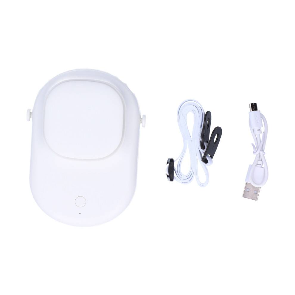 Innovativ bærbar nakkeventilator, lydløst design uden blade, der sikrer sikker drift, 3 justerbare hastigheder for tilpasset komfort,