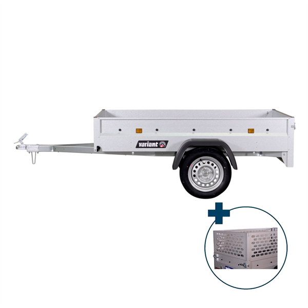 Variant 205 S1 ladtrailer - 500 kg | Inkl. pladegitter og montering