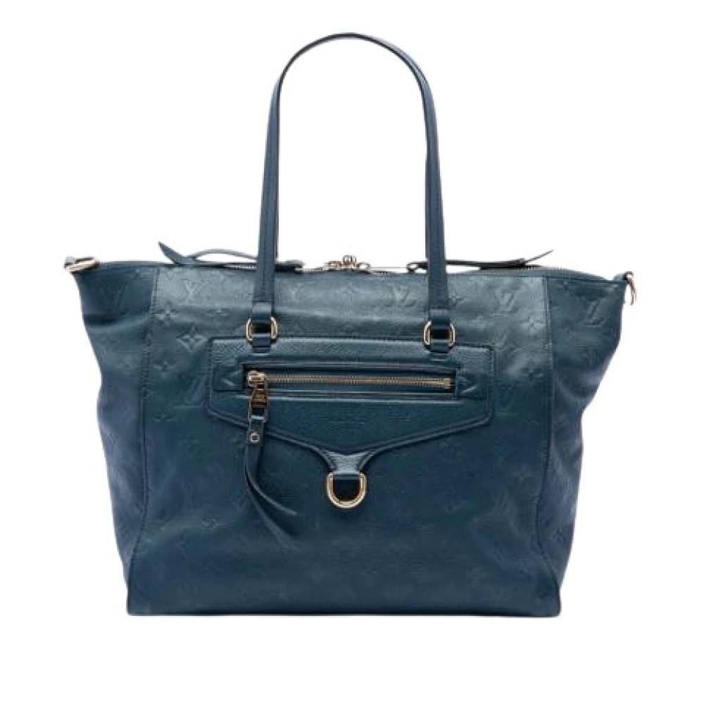 Louis Vuitton Vintage Pre-owned Lumineuse PM - Vintage - Dame - Blå - ONE SIZE - Læder