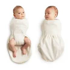 Swaddler, svøb - Natur/Natur S/M - 2 Stk