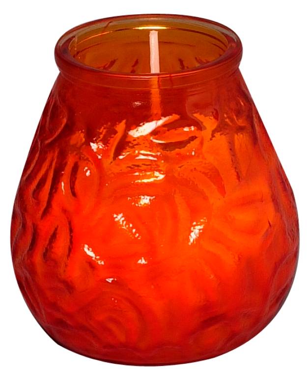 Ljuslykta Abena Paraffin Orange 9.5x10.5cm 70h