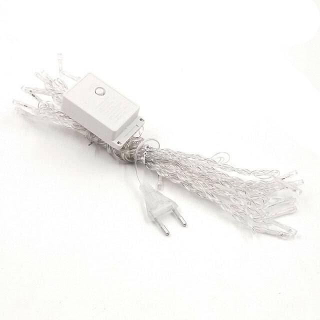 5m 4m bomullstuss led string fairy lights batteri ac plugg led julbelysning garland guirlande lumineuse luces lampjes - No9 5m 50 bollar