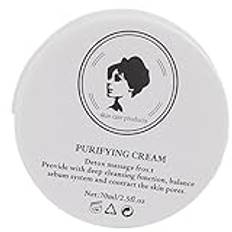 70 G Purifying Cream Ansiktsmassagekräm Bambu Träkol Ingredienser Bekväm Oljekontroll Detoxkräm För Djuprengöring Av Porer