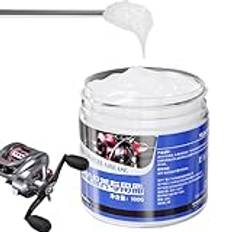 Skyddande agentfiske rullfettuppsättning, fiskarrullfett | 100 g fiskrulle Special Oil Fishing Cord Roller droppar Rollunderhåll Spindelrullrullen Roller Smörjning Oljefett Solid