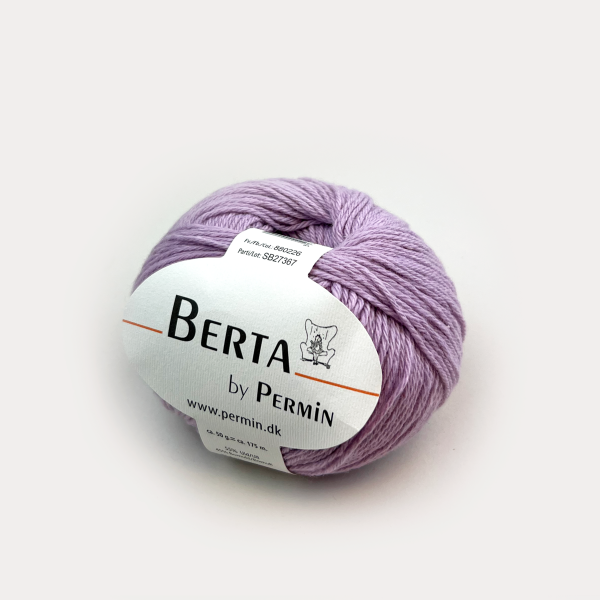 Sweater med striber i struktur | Strikkekit - Lavendel - 58 / 4-6 år