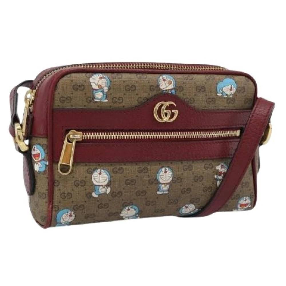 Gucci Vintage - Pre-owned Micro Small GG Canvas Shoulder Bag Vintage - Dam - ONE Size - Läder