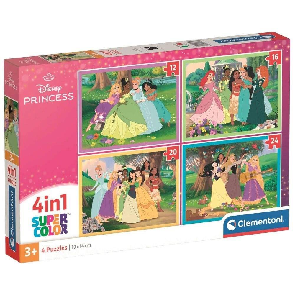 Disney Prinsessor Pussel 12+16+20+24 bitar