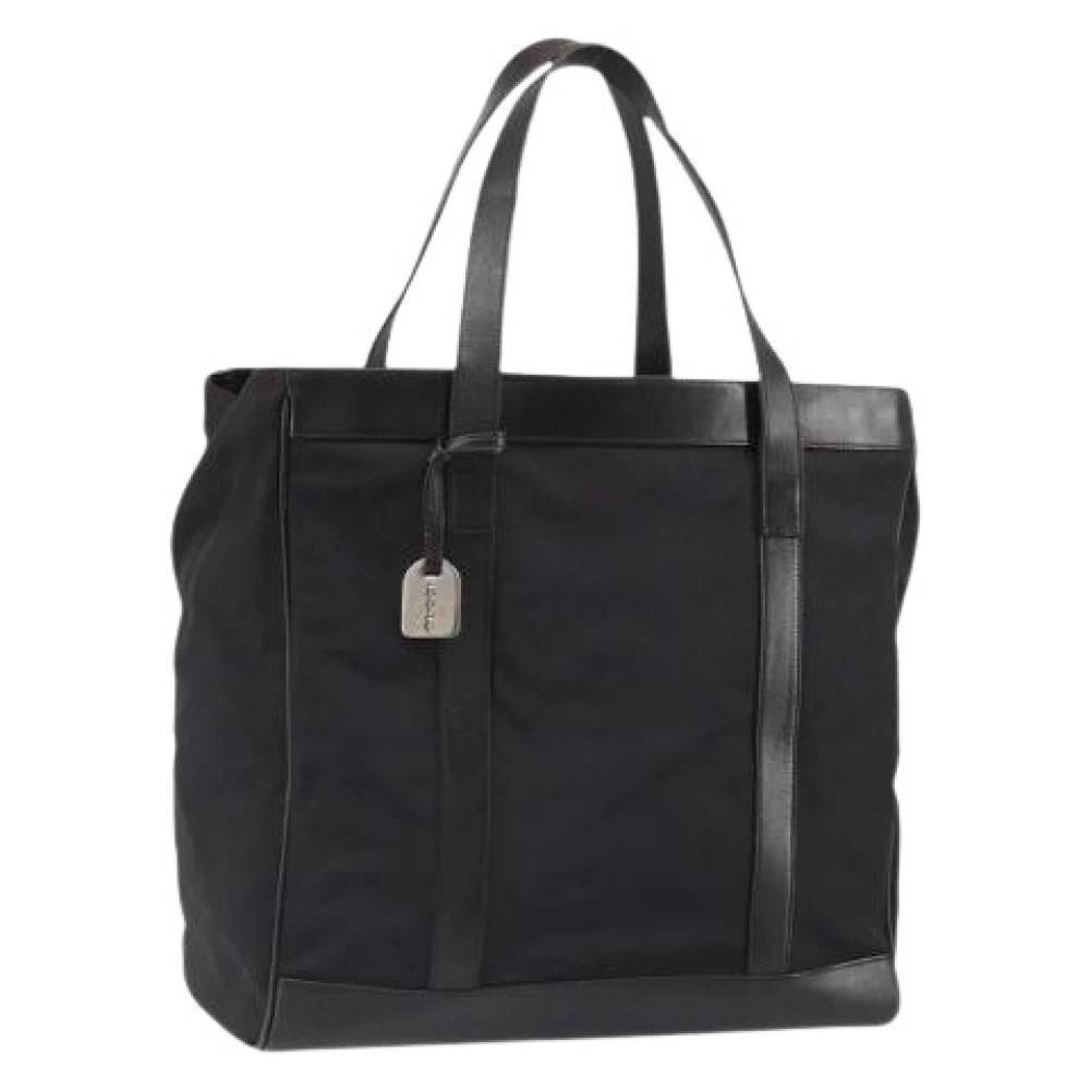Gucci Vintage Pre-owned Nylon Tote Bag - Vintage - Dame - Sort - ONE SIZE - Nylon
