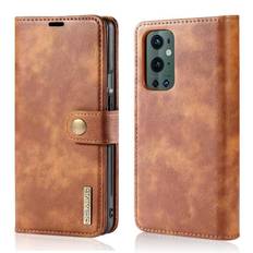 DG.MING Magnet Wallet OnePlus 9 Pro Cognac